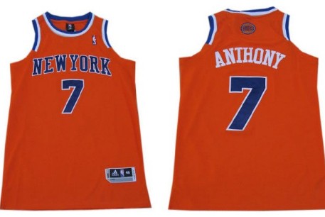 Carmelo Anthony Revolution New York Knicks orange jersey