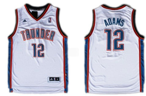 Steven Adams Revolution Oklahoma City Thunder white jersey
