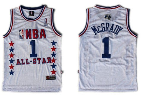 NBA All-Star white Throwback jersey