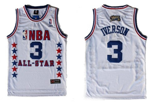 NBA All-Star white Throwback jersey