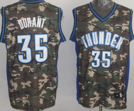 Kevin Durant Oklahoma City Thunder camo Fashion jersey