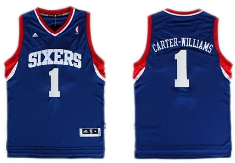 Michael Carter Philadelphia 76ers blue jersey