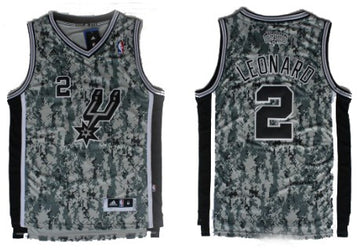 Kawhi Leonard Revolution San Antonio Spurs camo Camo jersey