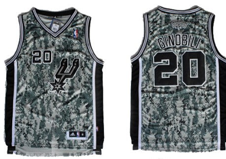 Manu Ginobili Revolution San Antonio Spurs camo Camo jersey