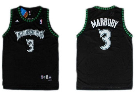 Stephon Marbury Minnesota Timberwolves black jersey