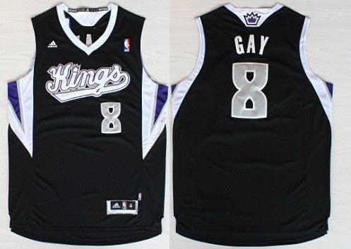Rudy Gay Revolution Sacramento Kings black jersey