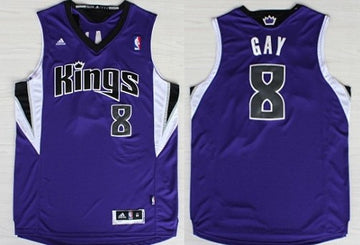Rudy Gay Revolution Sacramento Kings purple jersey