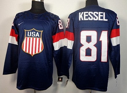 Phil Kessel Team USA Hockey navy jersey