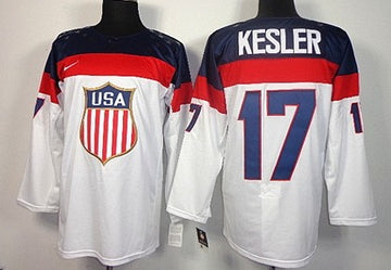 Ryan Kesler Team USA Hockey white jersey