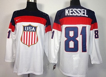 Phil Kessel Team USA Hockey white jersey
