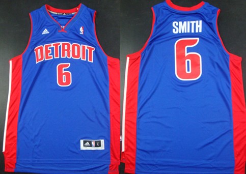 Josh Smith Revolution Detroit Pistons blue jersey