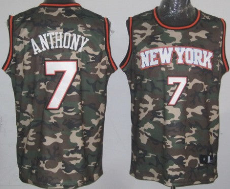 Carmelo Anthony New York Knicks camo Fashion jersey
