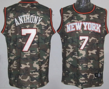 Carmelo Anthony New York Knicks camo Fashion jersey