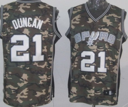 Tim Duncan San Antonio Spurs camo Fashion jersey