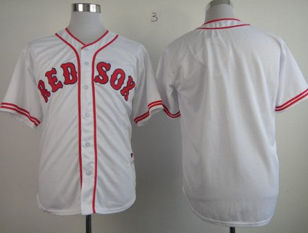 Custom Boston Red Sox white jersey
