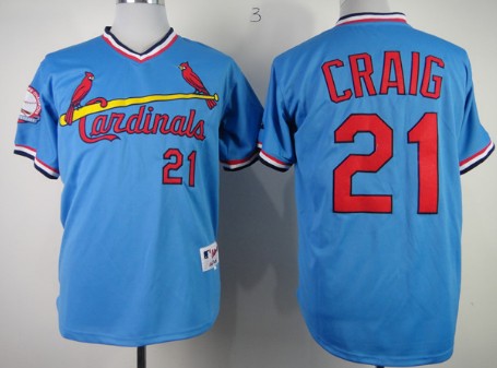Allen Craig St. Louis Cardinals blue jersey