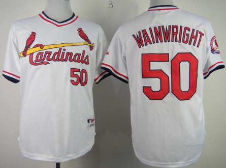 Adam Wainwright St. Louis Cardinals white jersey