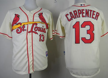 Matt Carpenter St. Louis Cardinals cream jersey
