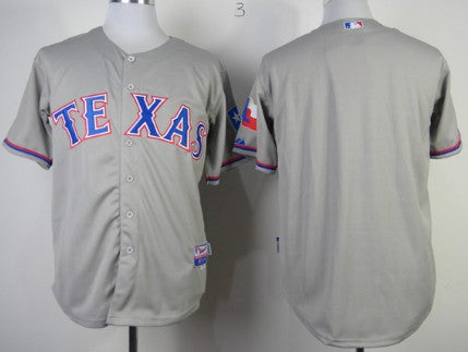 Custom Texas Rangers gray jersey