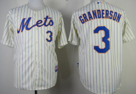 Curtis Granderson New York Mets cream jersey