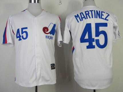 Pedro Martinez Washington Nationals white Throwback jersey