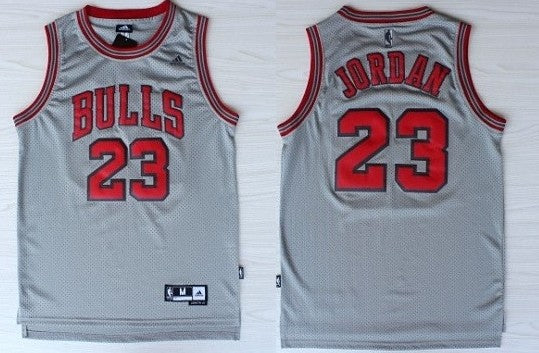 Michael Jordan Chicago Bulls gray jersey