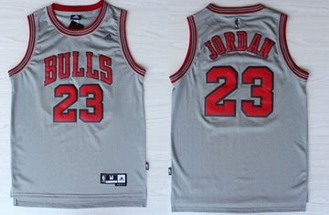 Michael Jordan Chicago Bulls gray jersey
