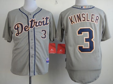Ian Kinsler Detroit Tigers gray jersey