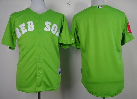 Custom Boston Red Sox green jersey