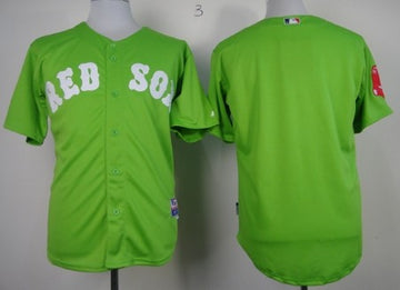 Custom Boston Red Sox green jersey
