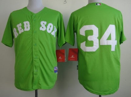 David Ortiz Boston Red Sox green jersey