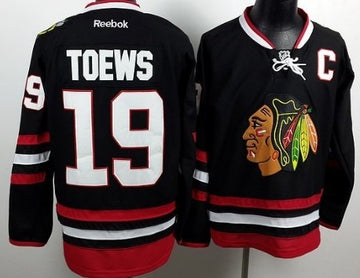Jonathan Toews Chicago Blackhawks black Stadium Series jersey