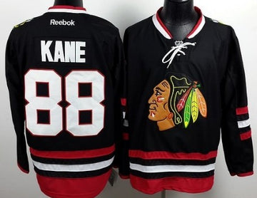 Patrick Kane Chicago Blackhawks black Stadium Series jersey