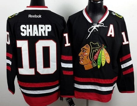 Patrick Sharp Chicago Blackhawks black Stadium Series jersey
