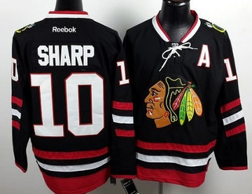 Patrick Sharp Chicago Blackhawks black Stadium Series jersey