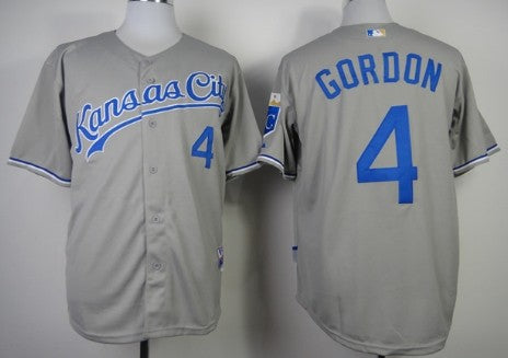 Alex Gordon Kansas City Royals gray jersey