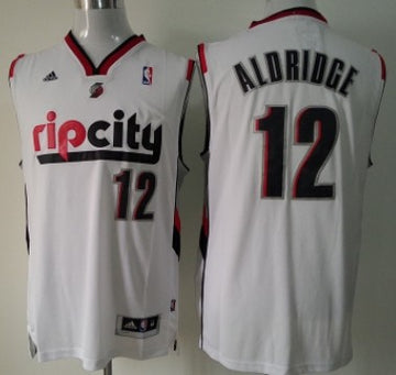 LaMarcus Aldridge Rip Portland Trail Blazers white jersey