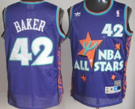 NBA All-Star purple Throwback jersey