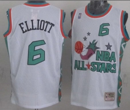 NBA All-Star white Throwback jersey