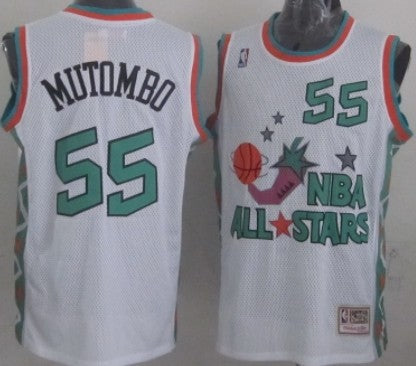 NBA All-Star white Throwback jersey