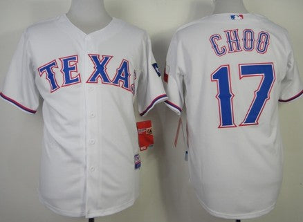 Shin-Soo Choo Texas Rangers white jersey