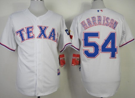 Matt Harrison Texas Rangers white jersey