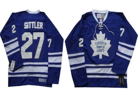 Darryl Sittler Toronto Maple Leafs blue Throwback jersey