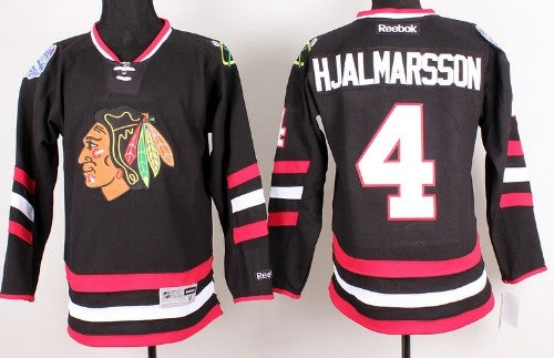 Niklas Hjalmarsson Chicago Blackhawks black Stadium Series jersey