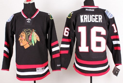 Marcus Kruger Chicago Blackhawks black Stadium Series jersey