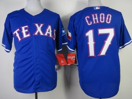 Shin-Soo Choo Texas Rangers blue jersey