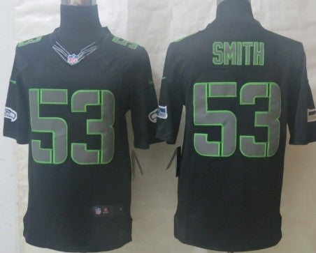 Nike Malcolm Smith Seattle Seahawks black Limited jersey