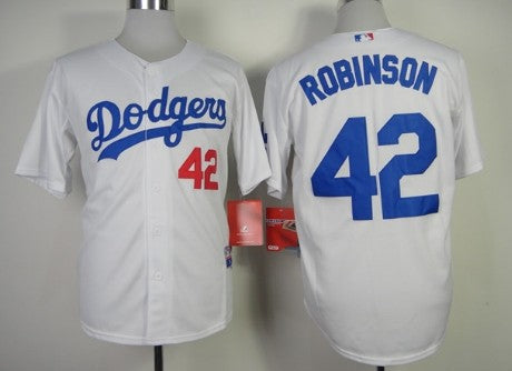Jackie Robinson Los Angeles Dodgers white jersey