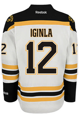 Jarome Iginla Boston Bruins white jersey