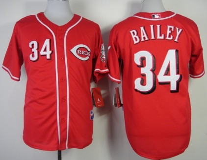 Homer Bailey Cincinnati Reds red jersey